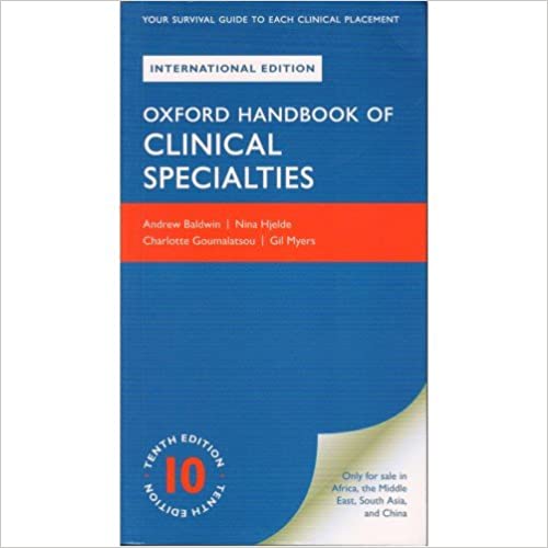Oxford Handbook Of Clinical Specialities
